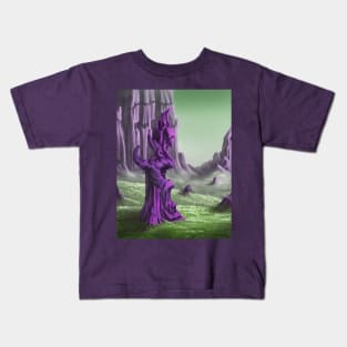 No Man's Sky alien landscape Kids T-Shirt